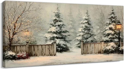 Miniatura 36 de TIMUBA Arte de pared de pesebre navideño, impresiones en lienzo de belén, imagen de póster cristiano de Jesús de noche estrellada, pintura