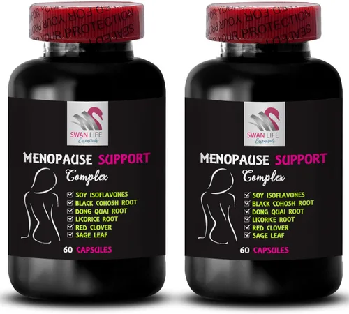Miniatura 5 de Suplementos de menopausia para mujeres: alivio de la menopausia para sofocos, complejo de apoyo de la menopausia, fruta de castaño, sudores