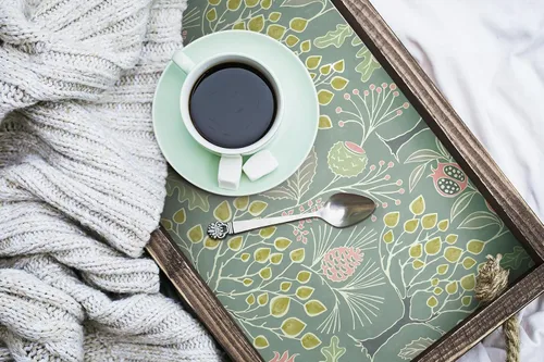 Miniatura 3 de Wall Pops - Papel tapiz autoadhesivo para jardín, color verde