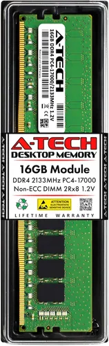 Miniatura 11 de A-Tech 8 GB (2 x 4 GB) DDR4 2133 MHz UDIMM PC4-17000 (PC4-2133P) CL15 DIMM Non-ECC Módulos de memoria RAM de escritorio