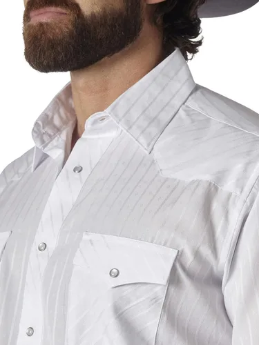Miniatura 15 de Wrangler Camisas deportivas de manga larga con botones a presión y dos bolsillos para hombre