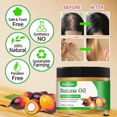 Miniatura 8 de Aceite de batana para el crecimiento del cabello, aceite de batana 100% natural puro y crudo sin refinar, orgánico sin refinar Dr. Sebi crudo