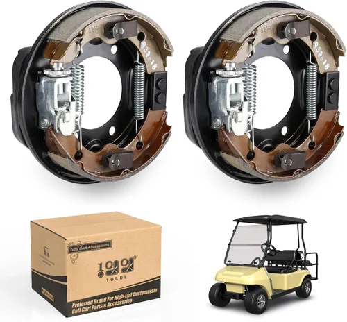 10L0L Conjunto de freno de carrito de golf, racimo de freno trasero lado del conductor y lado del pasajero para Club Car DS & Precedent 1995-Up,