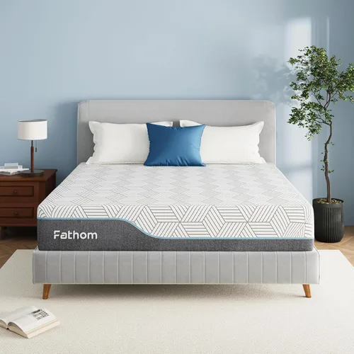 Miniatura 10 de FATHOM Colchón mediano de espuma viscoelástica de 14 pulgadas, cama matrimonial en una caja para aliviar el dolor de espalda y dormir fresco