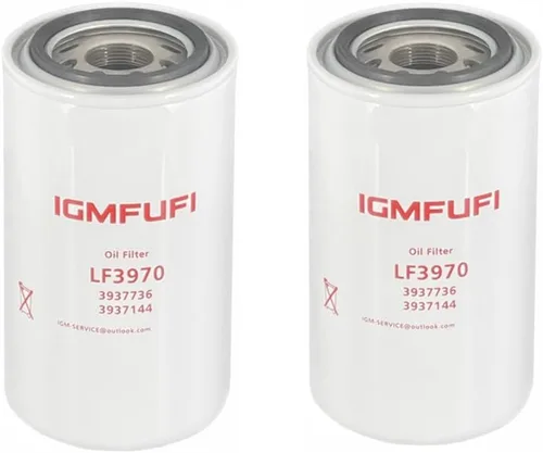 Reemplazo del filtro de aceite LF3970 para motores diésel 3937736, 3937144, B7177, P550428, se adapta a motores diésel QSB5.9L/6.7L, ISB07 6.7L (2).