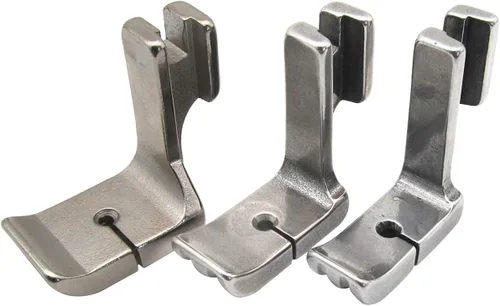 CKPSMS Marca # 36069DG Máquina de coser de vástago alto doble Welt Piping Presser Foot Compatible con JUKI Brother Singer CONSEW Máquinas de coser