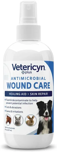 Miniatura 2 de Vetericyn Plus Spray para el cuidado de heridas de perro Ayuda curativa y reparación de la piel, limpia heridas, alivia la picazón en la piel