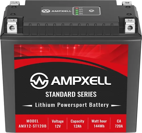 Miniatura 12 de YTZ5S/YTX4L-BS Batería de litio de la motocicleta 12V 2.5Ah 150A Reemplazo YTX5L-BS Powersport Batería, motocicleta, ATV, UTV, ciclomotor, 4 ruedas