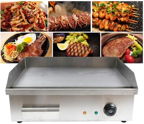 Plancha eléctrica plana Restaurante comercial Grill BBQ Machine (Teppanyaki scoop machine)