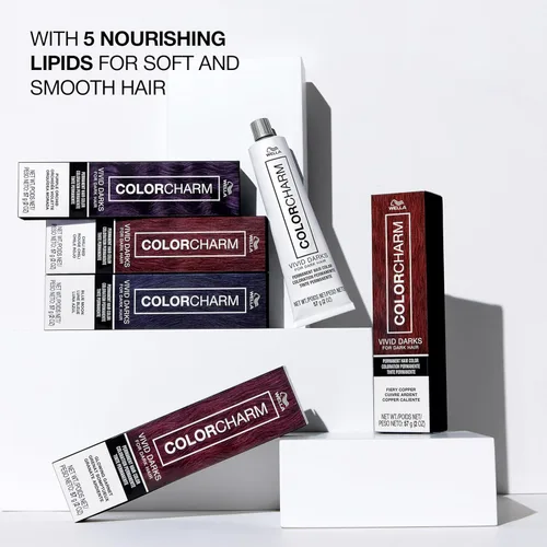 Miniatura 8 de COLORCHARM VIVID DARKS Permanent Cream Color Vibrant Hair Color for Naturally Dark Bases Lifts 3-4 Levels, No Bleach Needed Nourishing Lipids