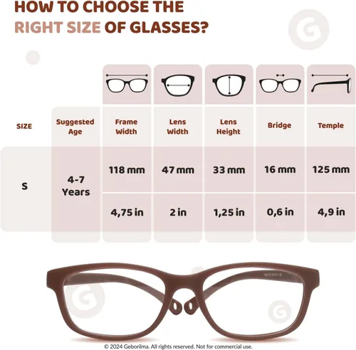 Miniatura 38 de Unbreakable Eyeglasses for Kids Flexible Glasses - Kids Prescription Sports Glasses 4-7 years