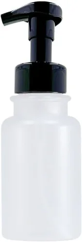 Miniatura 5 de Dispensador de jabón espumoso de 14 oz botella de plástico recargable para cocina, baño, oficina (2-ámbar/negro) wide opening, easy refills, for