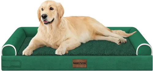 Miniatura 138 de Cama ortopédica lavable para perros medianos y grandes: cama con cojines de apoyo para perros medianos y grandes, cama impermeable de espuma tipo