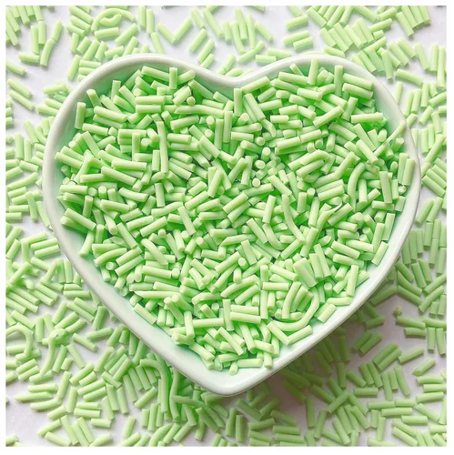 Miniatura 12 de 50g de chispas falsas de resina, chispas de caramelo falso, chispas de arcilla, chispas de polímero, rebanadas de arcilla de polímero para arte