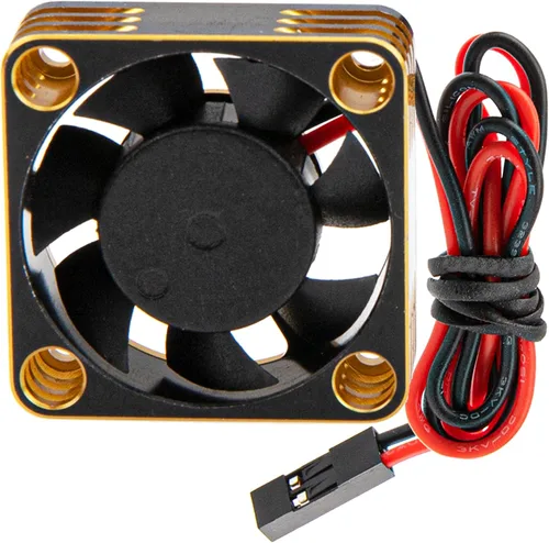 ShareGoo Motor sin escobillas de aleación ESC Ventilador de refrigeración disipador de calor 28000RPM 1.181x1.181 in JST Plug para 1/8 1/10 1/12 RC