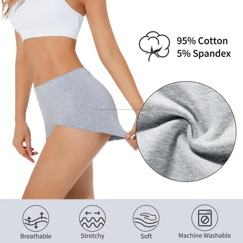 Miniatura 3 de Migbean Ropa interior de cintura alta para mujer, ropa interior para mujer, bragas para mujer, ropa interior de talla grande para mujer, bragas