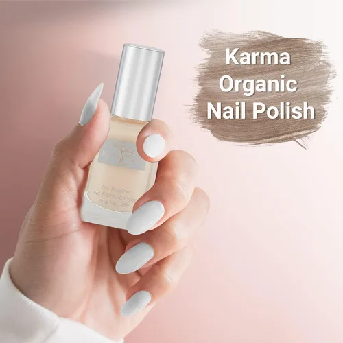 Miniatura 2 de Karma Naturals Esmalte de uñas – No tóxico, vegano y libre de crueldad (Creme Brulee, 0.43 onzas líquidas)
