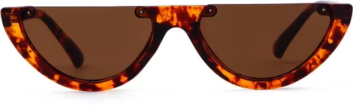 Miniatura 5 de GIFIORE Gafas de sol semi sin montura vintage retro medio redondas