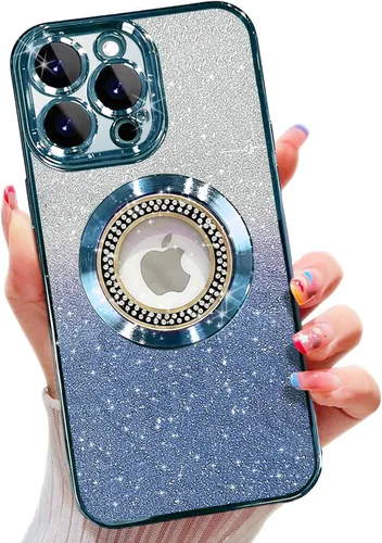 Miniatura 57 de Misscase Funda magnética con purpurina para iPhone 11 compatible con MagSafe, protección completa, delgada, a prueba de golpes, antiarañazos