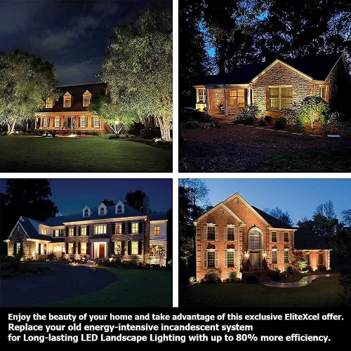 Miniatura 6 de Luces de patio trasero de seguridad para exteriores, 3ª generación de 16 W, luces de paisaje con certificación UL, luz de inundación LED de 1600