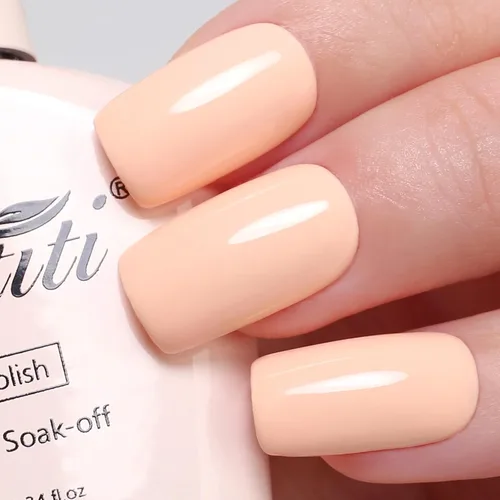 Miniatura 35 de Esmalte de uñas de gel blanco lechoso, esmalte de uñas de gel nude transparente blanco para uñas, esmalte de gel blanco translúcido UV/LED que se