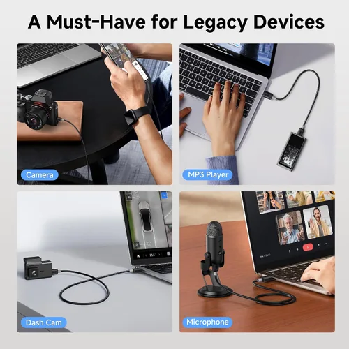 Miniatura 5 de Cable Matters Cable mini USB a USB C, 3.3 pies, datos de 480 Mbps, carga de 15 W, cable USBC a MiniUSB para controlador de juegos, cámara, GPS, Dash