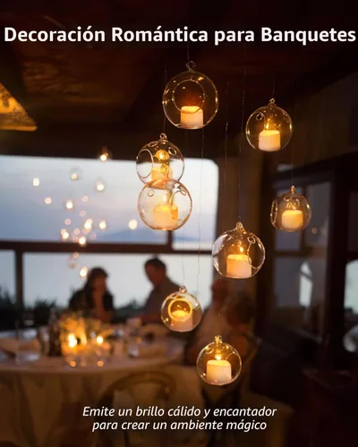 Miniatura 2 de Homemory Paquete de 24 velas LED sin llama, funciona con pilas, velas eléctricas falsas de más de 200 horas para votivo, aniversario, centro de mesa