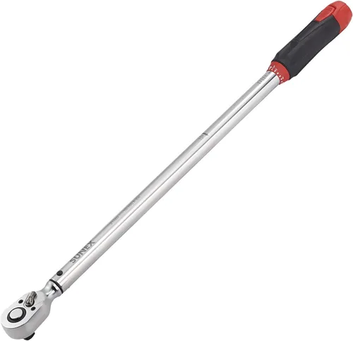 SUNEX TOOLS 21160 Llave dinamométrica de indexación de 1/2 pulgada, 10-160 pies/libra, 48 dientes, con mecanismo de selección de par de 16 posiciones