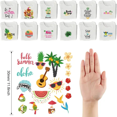 Miniatura 3 de Fainne 22 calcomanías de vinilo de transferencia de calor para playa, para planchar, para planchar, listas para prensar, para camisetas, chaquetas