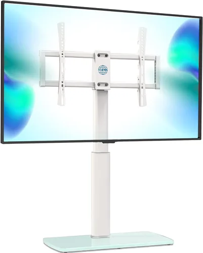 Miniatura 10 de FITUEYES - Soporte universal para TV de 43 a 80 85 pulgadas, soporte alto giratorio para TV, reemplazo de base de pie de TV de mesa, soporte de mesa