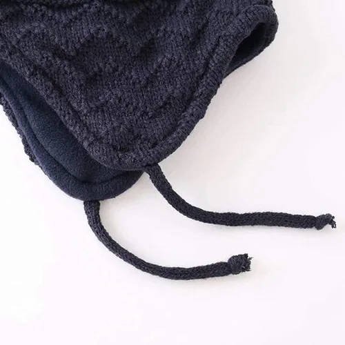 Miniatura 13 de Conjunto de guantes y gorro de invierno para niños, gorro de forro polar cálido, gorro de punto y guantes para niños y niñas