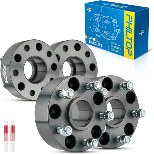 Miniatura 114 de PHILTOP Espaciador de rueda de 4 x 4 de 2 pulgadas, espaciadores de rueda centrados en las lengüetas para Polaris Trail Boss 330 2003-2013, Trail