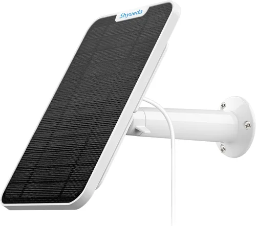 Miniatura 2 de Carga de panel solar de 4 W compatible solo con cámara de seguridad SimpliSafe para exteriores, con cable de carga impermeable de 13.1 pies, IP65