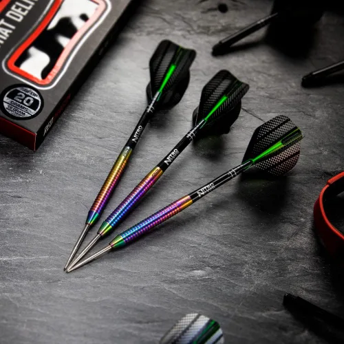 Miniatura 2 de RED Dragon Razor Edge Spectron - Tungsten Professional Steel Darts Set with Flights and shafts - Available in 20g, 22g, 23g, 24g, 26g
