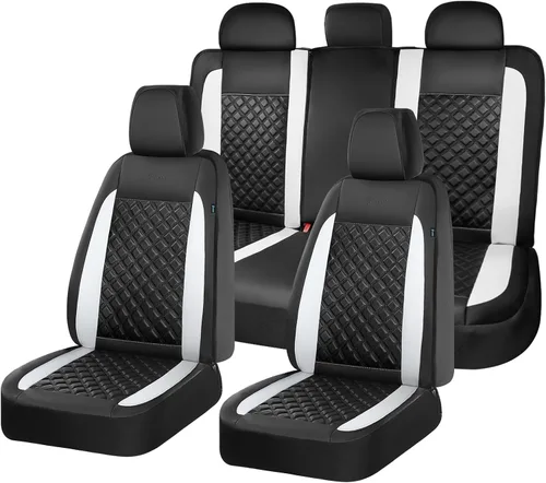 Miniatura 39 de FLORICH Fundas de asiento delantero de automóvil, fundas de asiento de cuero para automóviles, protector de asiento de automóvil, impermeable