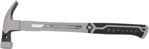 Miniatura 9 de Martillo de mango largo, martillo de 13 onzas, forma de cuerno de cordero cuadrado, 50HRC, diseño de doble V, mango de acero inoxidable, martillo