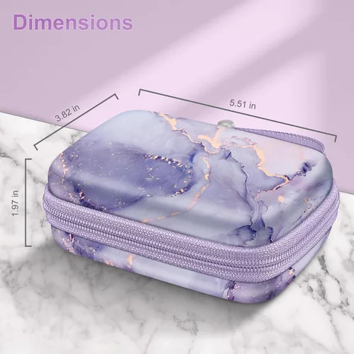 Miniatura 3 de FINTIE Funda para cámara digital compatible con Kodak Pixpro FZ55/ FZ45/ FZ53/ FZ43/ WPZ2, Canon PowerShot ELPH 360/ Lecran/CAMKORY, bolsa de Lila
