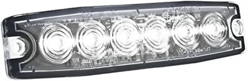 Miniatura 2 de Hella H22895001 MST6 Mini LED Lighthead, 12/24 V, 23 patrones intermitentes, ámbar