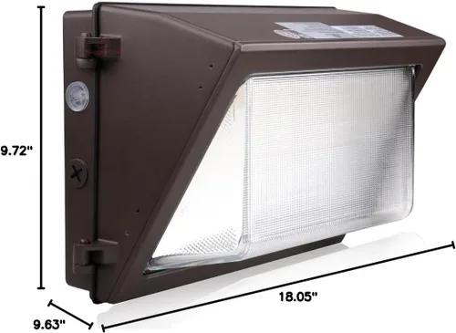 Miniatura 3 de RuggedGrade Paquete de pared LED de 80 W - Serie Durado IV - 11.600 lúmenes - Color seleccionable 3000K/4000K/5000K - Fotocélula - Luz de pared LED