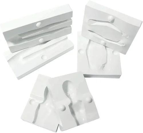 Miniatura 3 de PME Molde de personas para decoración de pasteles, juego de 4, estándar, color blanco