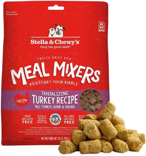 Miniatura 20 de Stella & Chewy's Mezcladores de Comida Cruda Liofilizada de Res - Aderezo y Mezclador de Comida para Perros - Hecho con 95% Carne de Res Alimentada