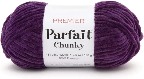 Miniatura 31 de Premier Parfait Hilo Grueso - Súper Voluminoso para Tejer y Hacer Ganchillo, Chenilla, Sunshine