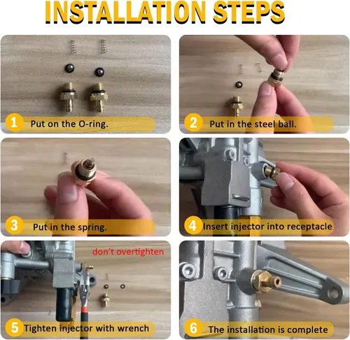 Miniatura 6 de Kit de inyector de jabón químico para lavadora a presión para Briggs and Stratton, Homelite, Ryobi y Husky reemplaza a 190593GS 190635GS y 203640GS