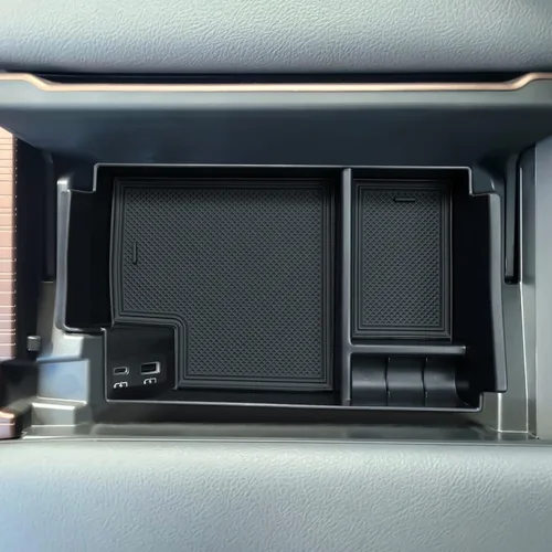 Miniatura 3 de TOPINSTALL Organizador de consola compatible con Toyota Sienna 2021-2026, caja de reposabrazos, centro de almacenamiento secundario, bandeja