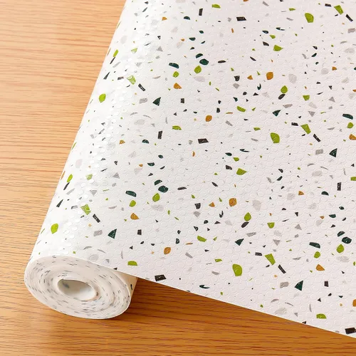 Miniatura 11 de Cooyes Revestimiento de estante para armarios de cocina, forro de cajón impermeable no adhesivo, material EVA duradero, papel de estante fácil