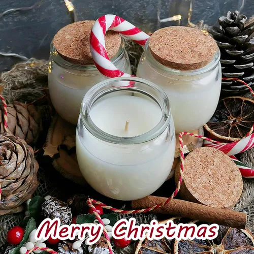 Miniatura 6 de Syntic Paquete de 40 tarros pequeños de vidrio con tapas de corcho, tarros de masón vacíos de 7 onzas para hacer velas, recipiente de yogur