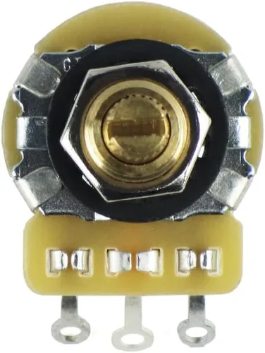 Miniatura 5 de Potenciómetro CTS serie 450G A500K guitarra olla latón eje dividido