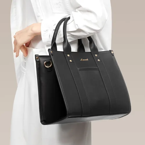 Miniatura 3 de LOVEVOOK Bolso para mujer de cuero, bolso tote, cartera y bolsos, bandolera con asa superior y bandolera con cremallera