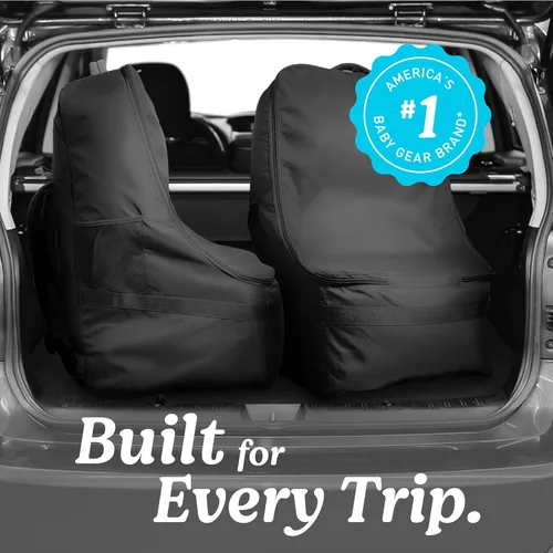 Miniatura 5 de Bolsa de viaje acolchada para asiento de coche y mochila portabebés de Graco, mochila grande y duradera para asientos de coche y asientos elevados