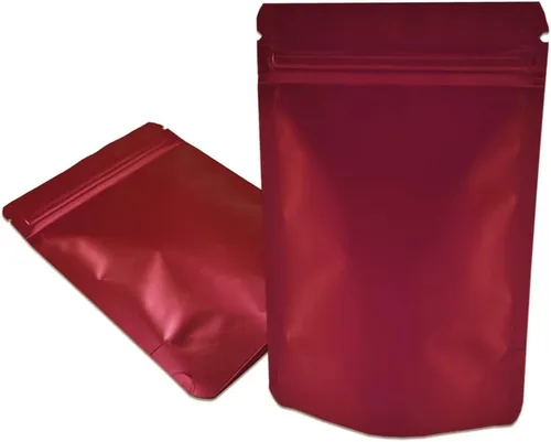 Miniatura 7 de PABCK Bolsas de sellado térmico resellables de 3.55 mil de grosor Mylar negro esmerilado, bolsas selladas de papel de aluminio negro esmerilado, 50